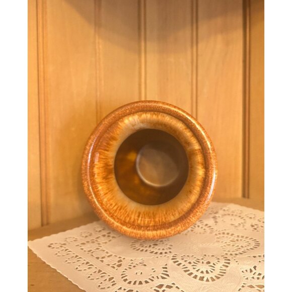 Vintage Royal Haeger Pottery USA Brown Amber Ombre Ceramic Vase - Picture 4 of 5